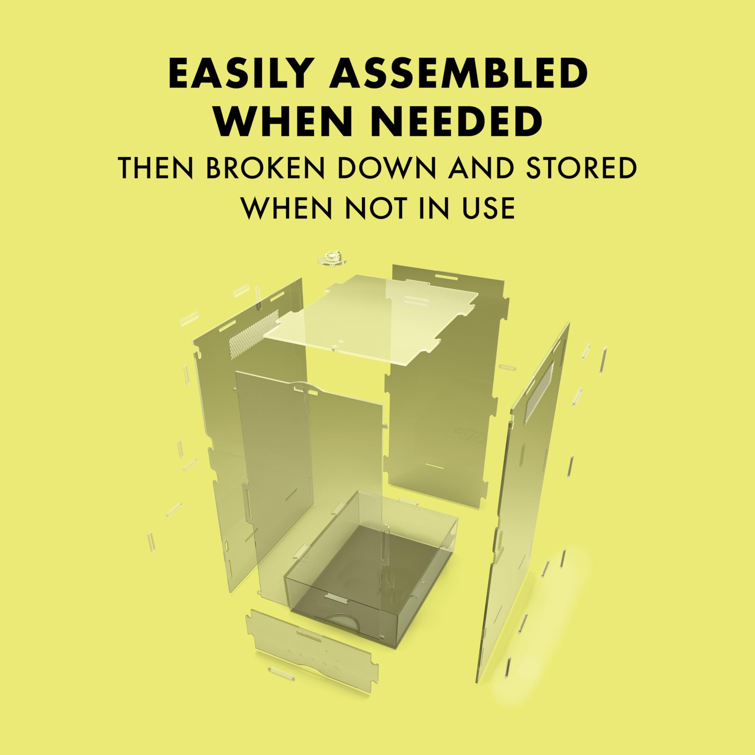 Zilla Micro Habitat compact stackable design for vertical expansion