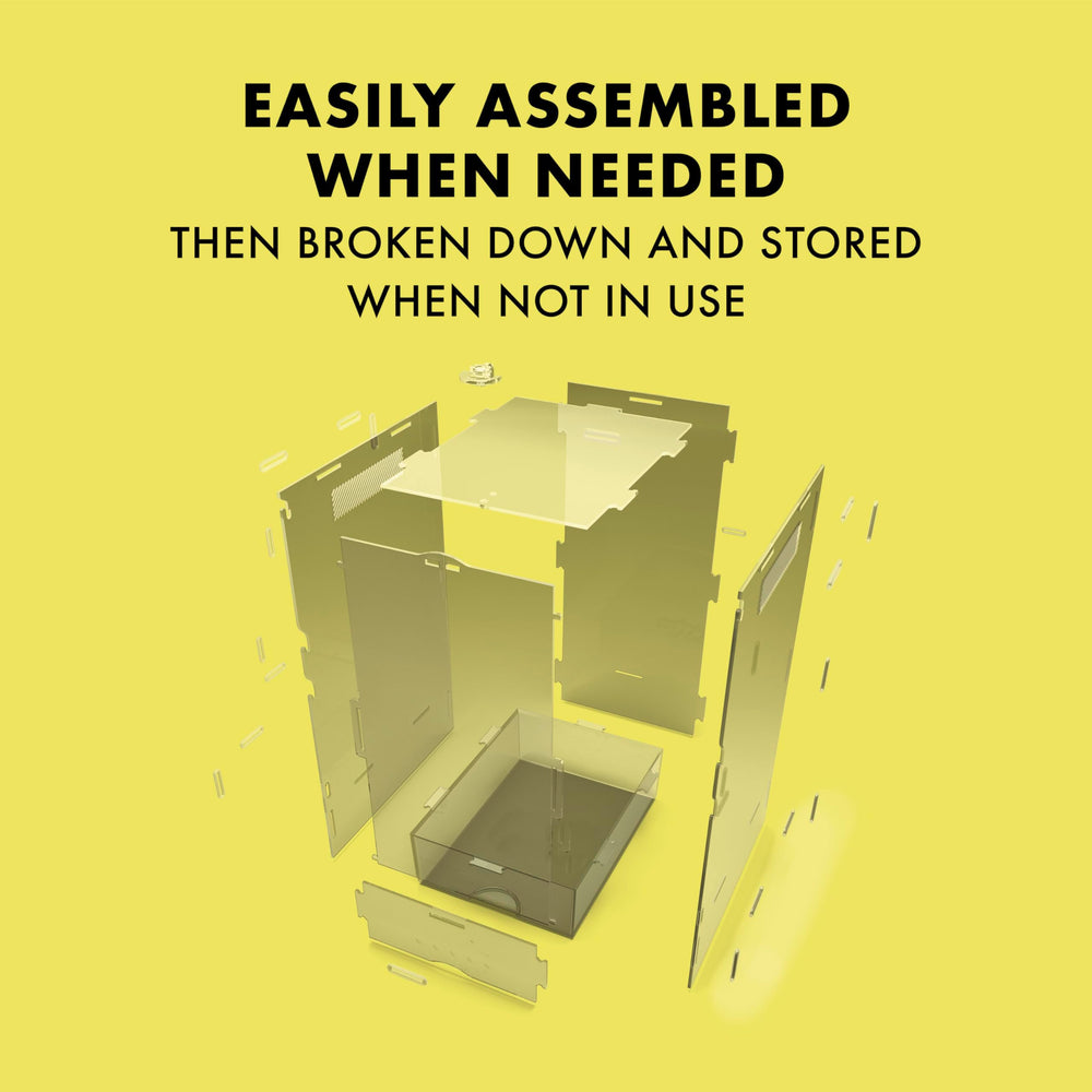 Zilla Micro Habitat compact stackable design for vertical expansion
