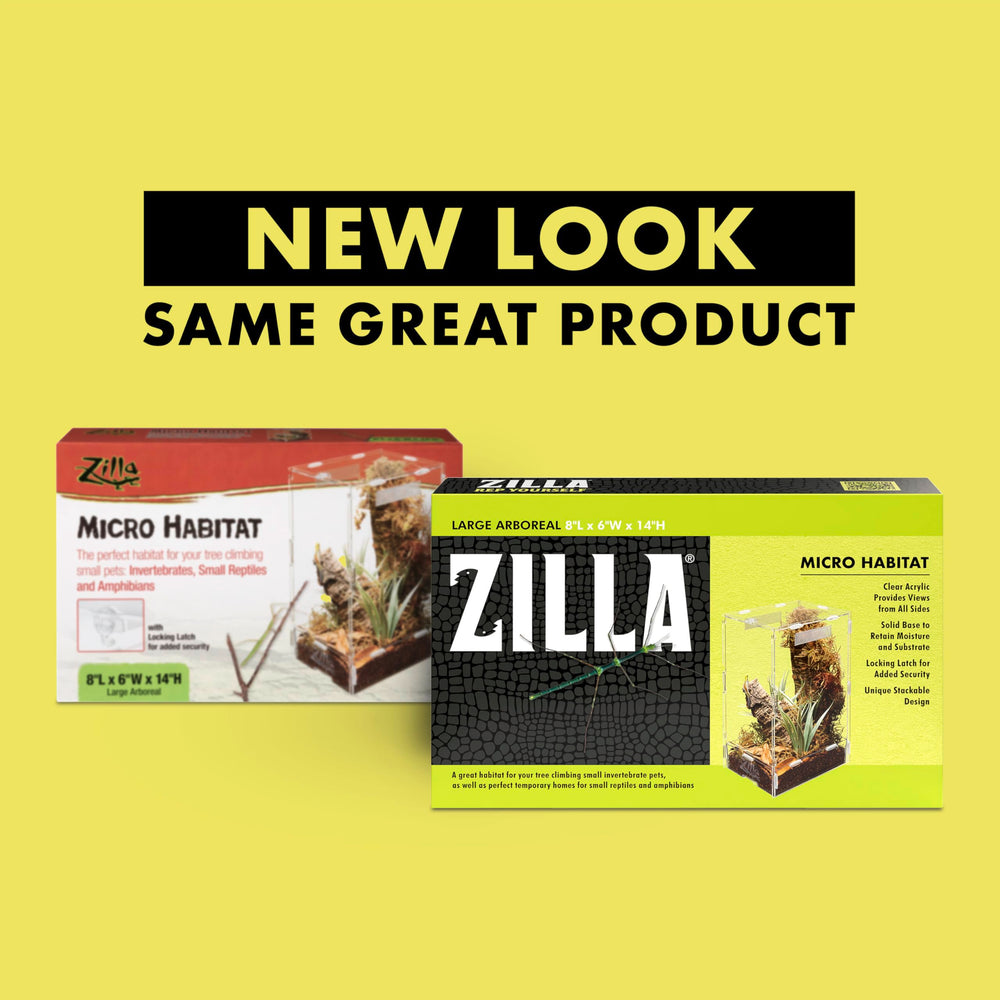 Zilla Micro Habitat side view showing compact footprint for small spaces