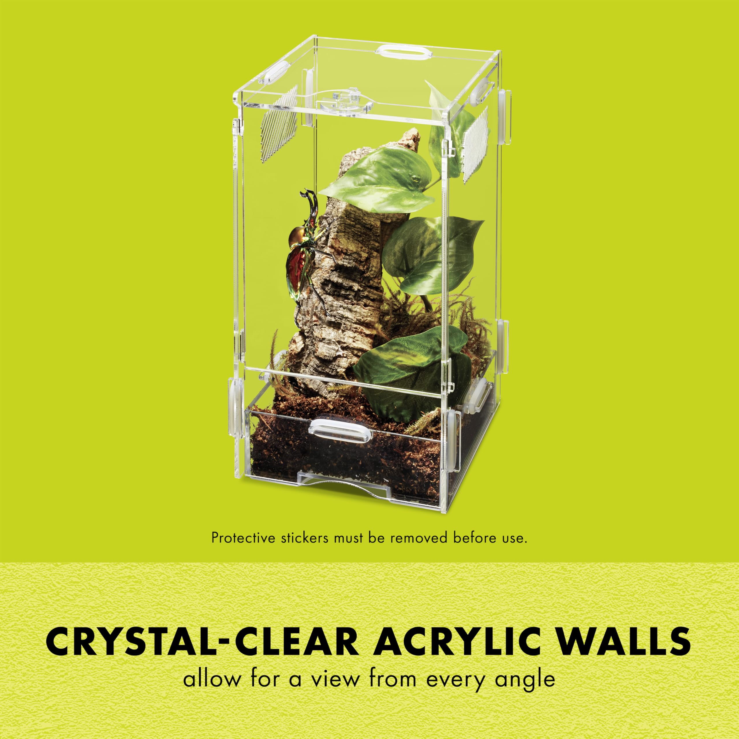 Zilla Micro Habitat molded watertight base for moisture containment