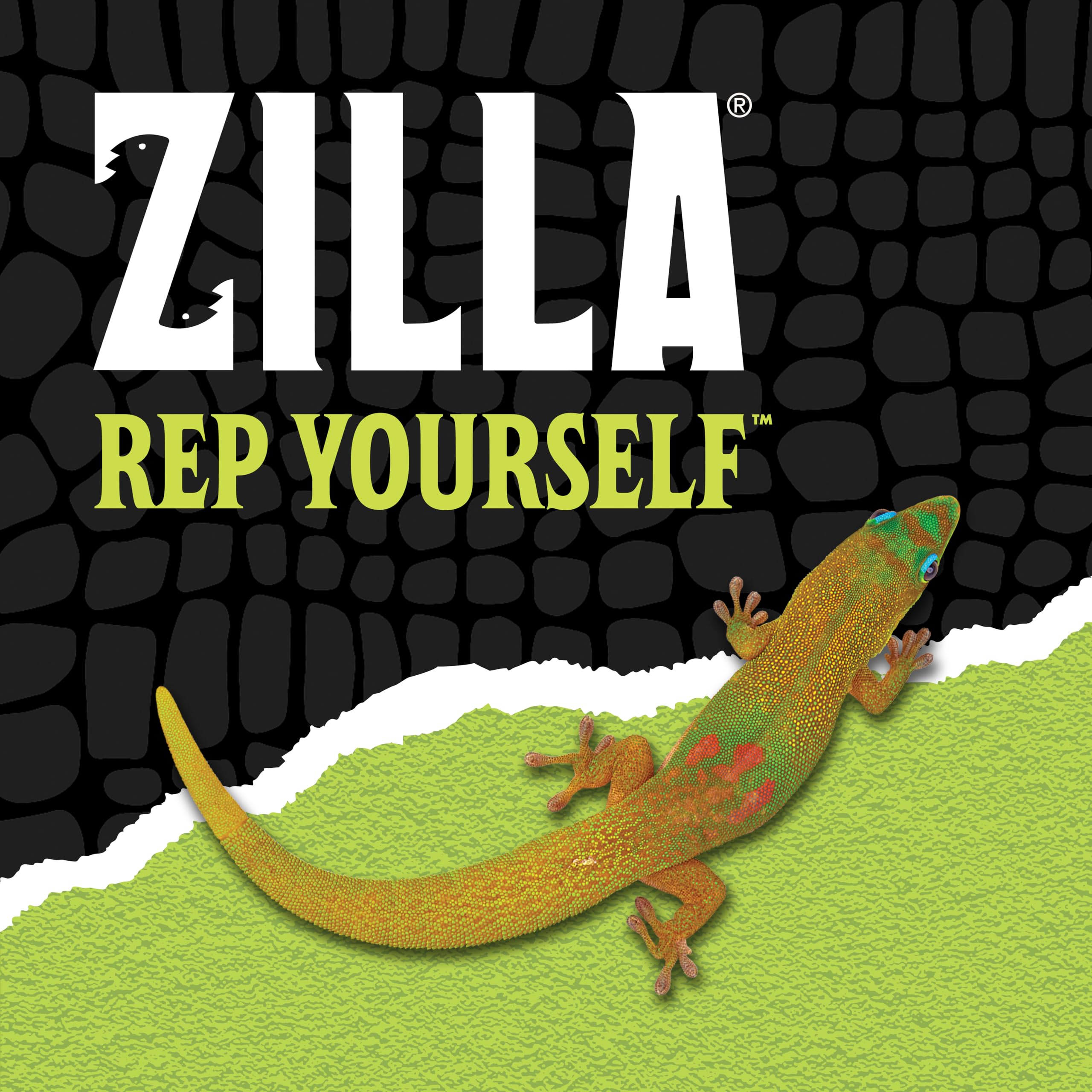 Zilla Mini tropical bulbs in a low-profile fixture fit compact reptile habitats.