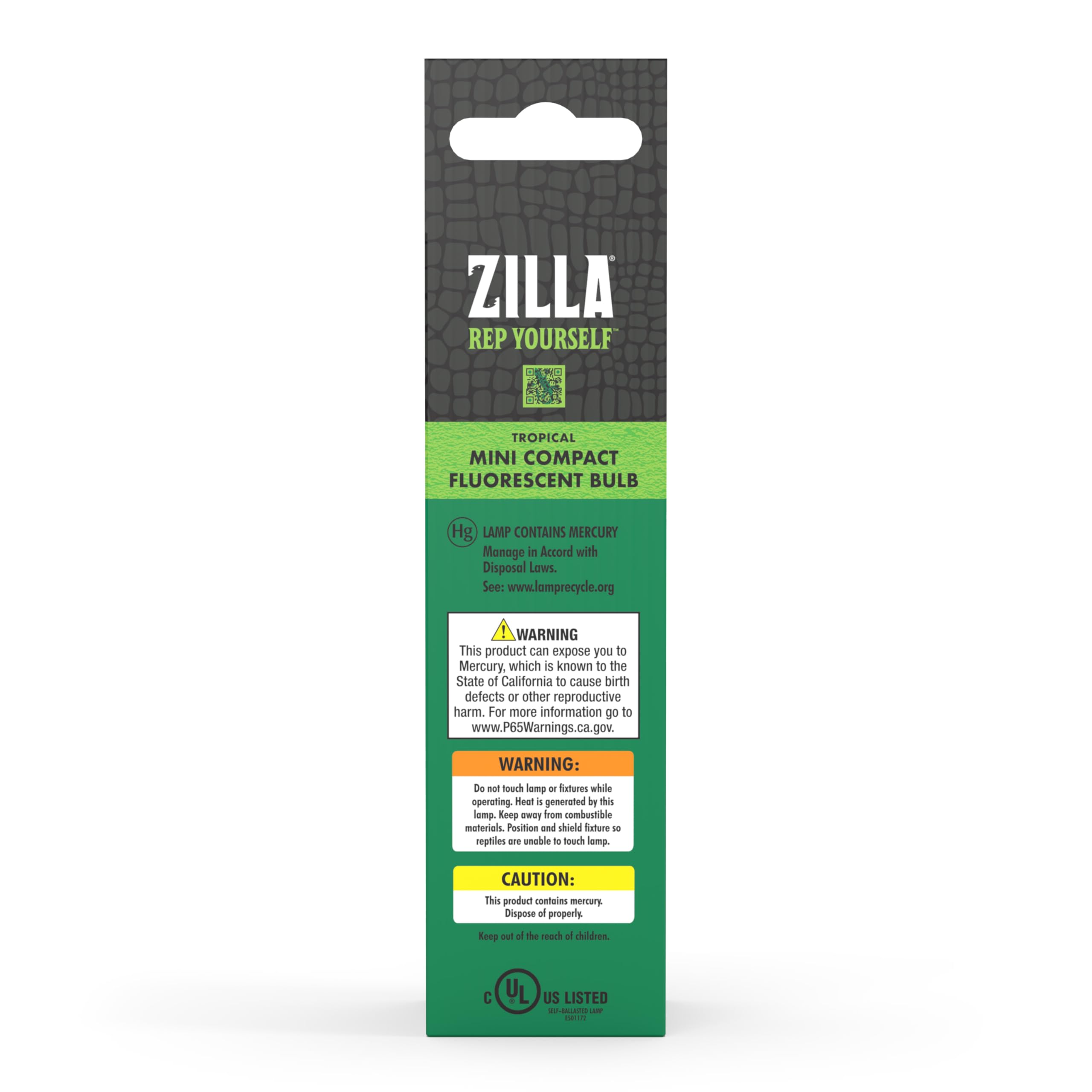Zilla Mini bulbs packaging and installation guide supports easy setup.