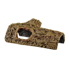 Zilla Bark Bends Large in-terrarium setup offers privacy and an engaging view of reptile activity.