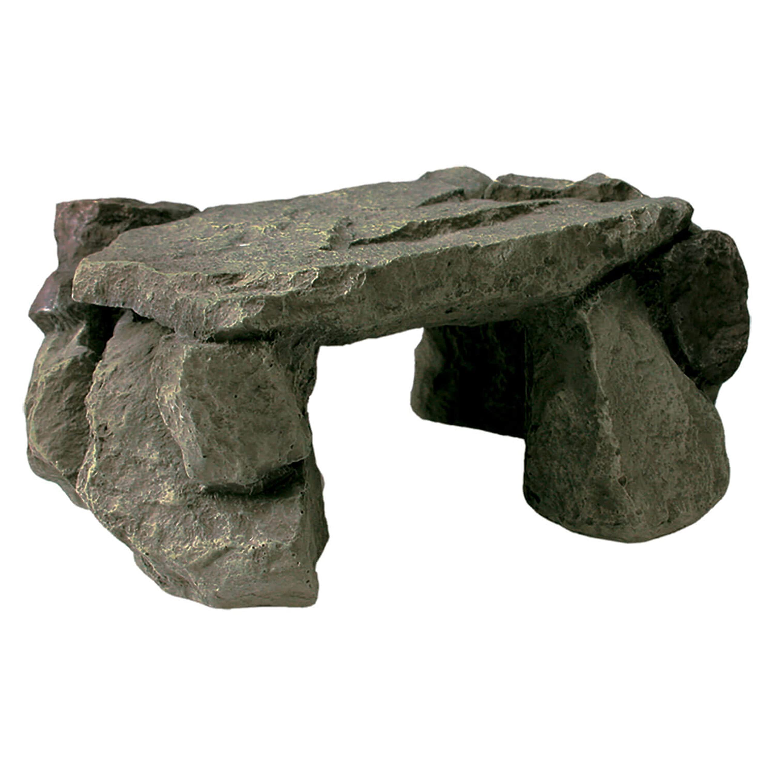 Zilla shale rock den hide-niches, offering privacy and a cool retreat for reptiles