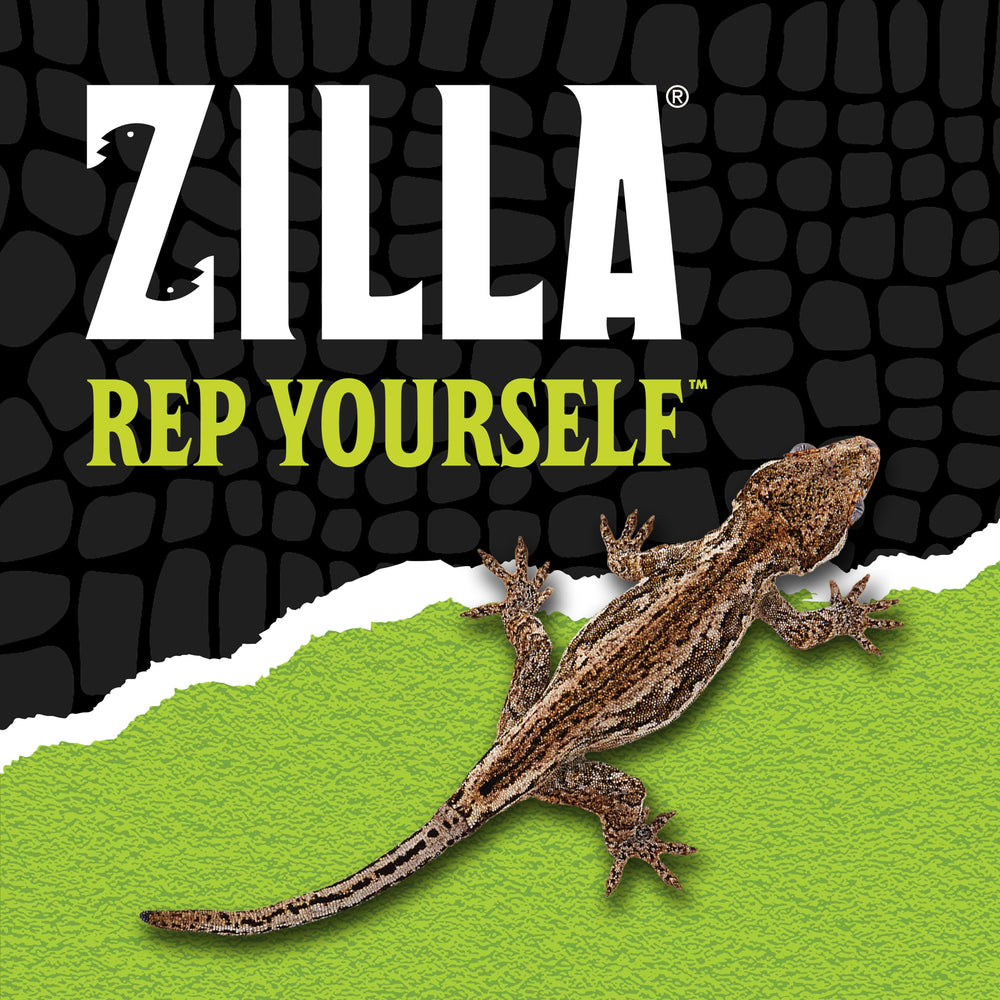 Zilla QuickBuild removable bedding tray simplifies cleaning and substrate changes.