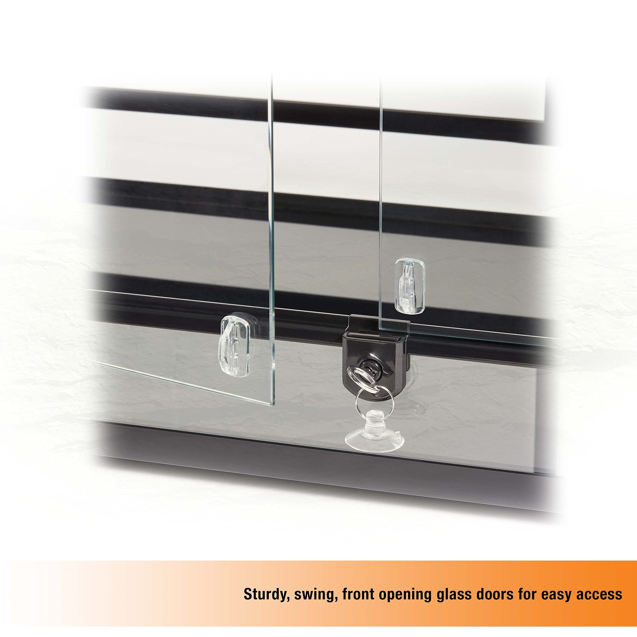 Zilla QuickBuild stackable design lets you display multiple habitats neatly.