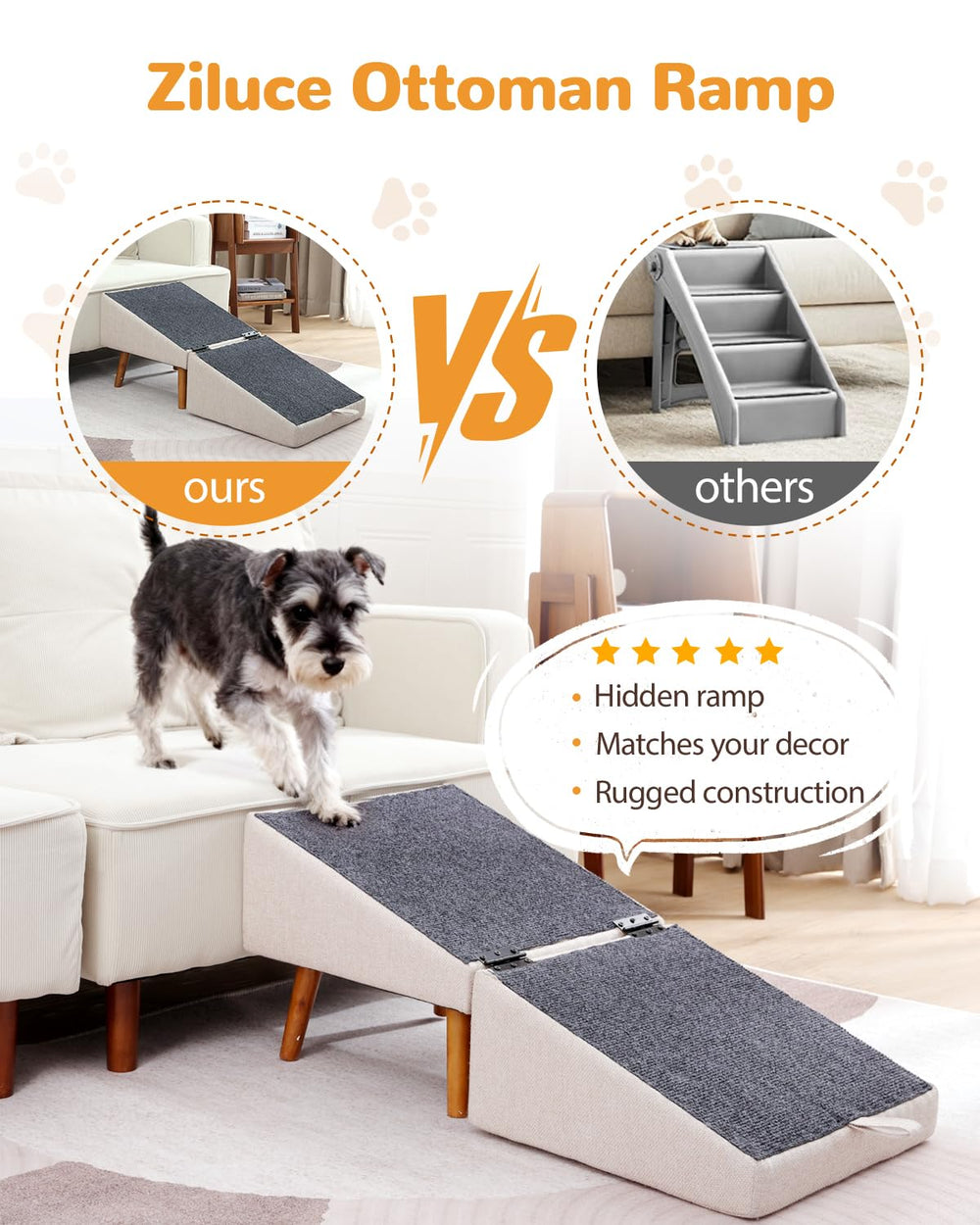 Ziluce dog ramp assembly is easy and quick to set up.