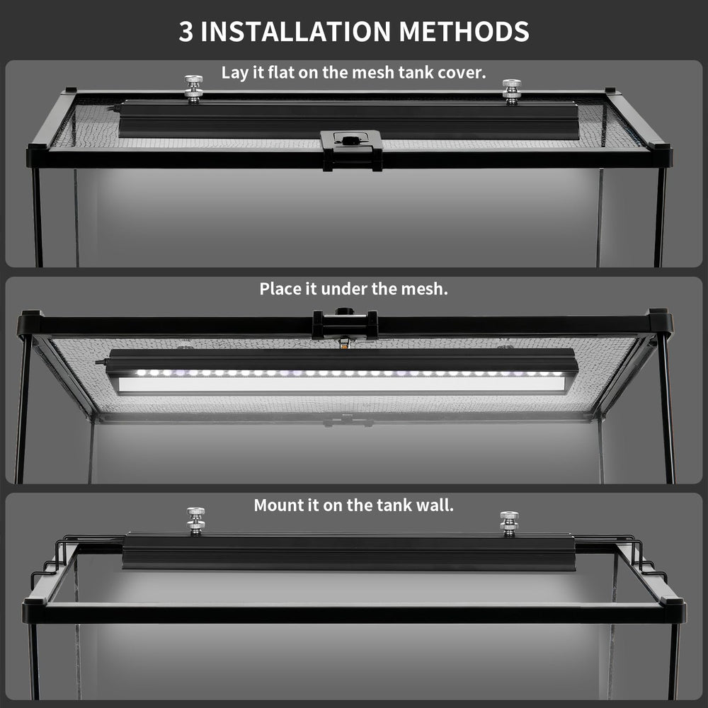 Zingbabu screen-top mounting shows flexible enclosure installation.
