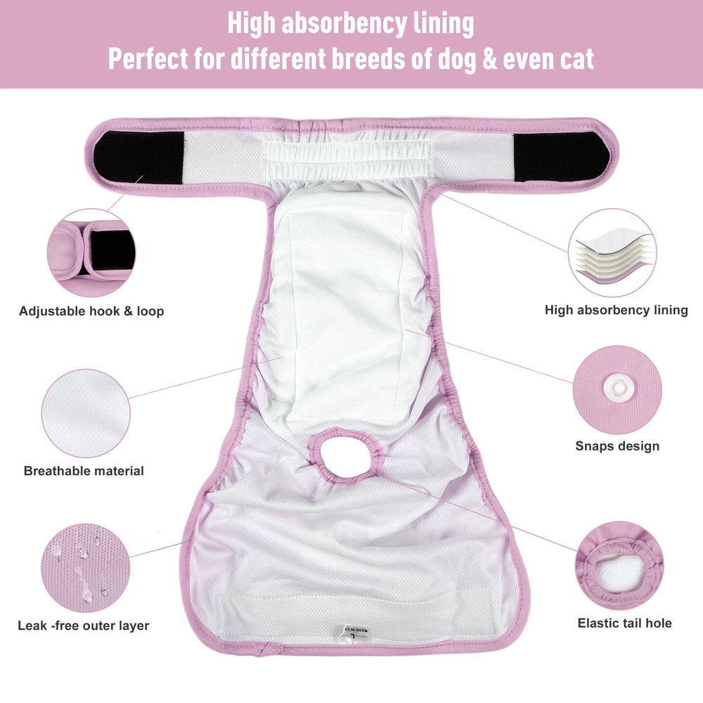 ZINGTERRA machine-washable reusable diapers offer cost-effective pet care.