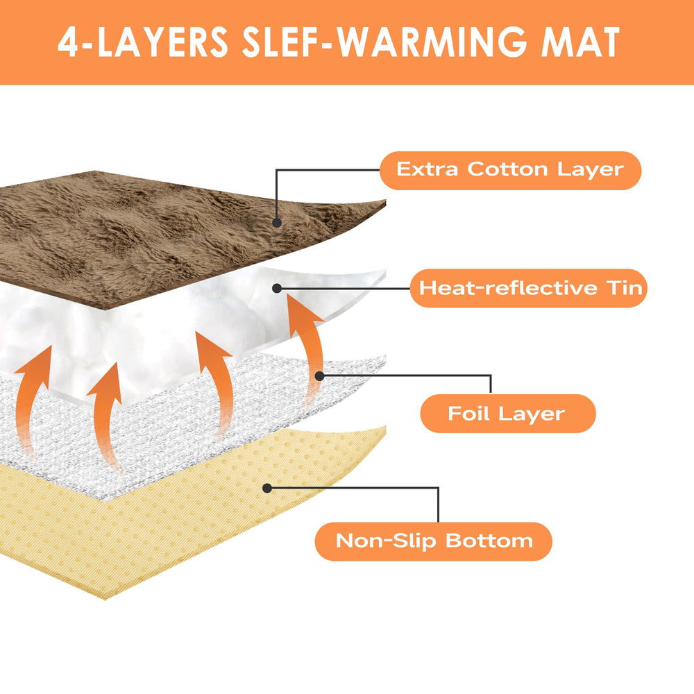 ZINGTERRA self-warming pet pad suited for indoor and outdoor cozy setups.