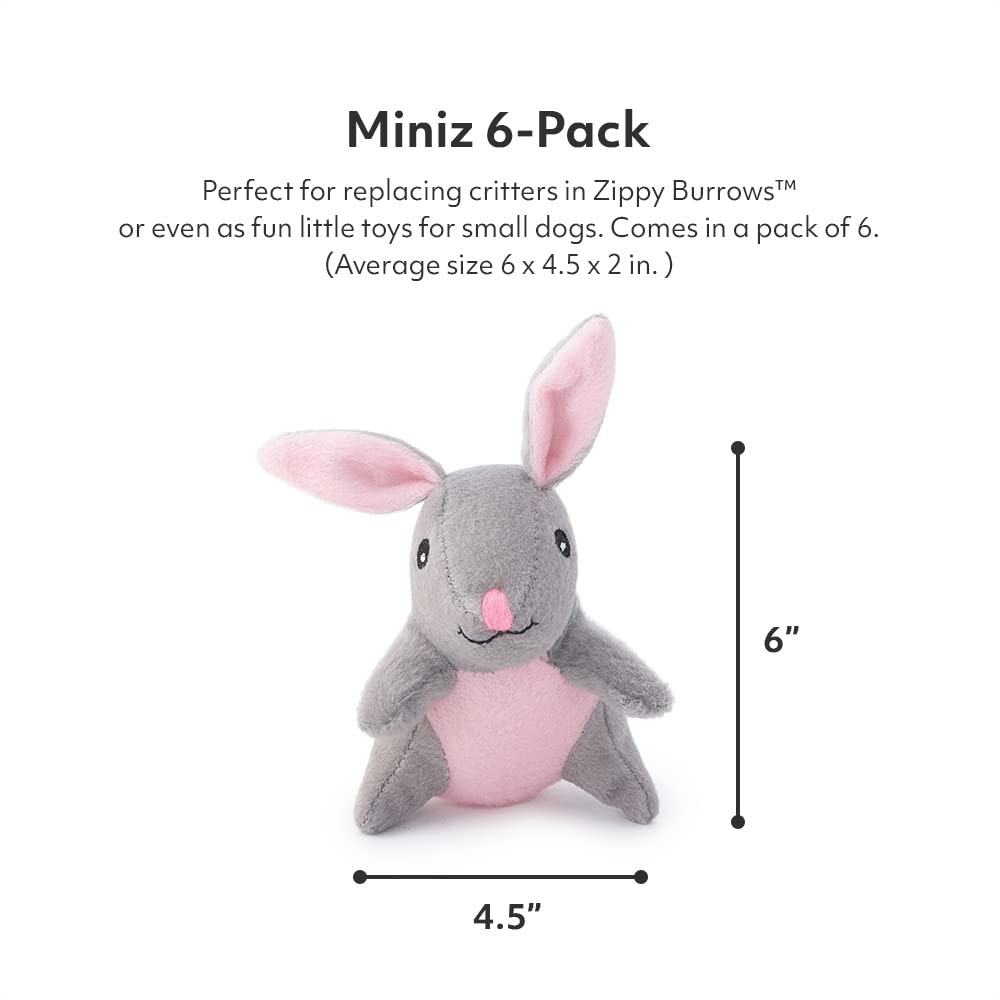 ZippyPaws Burrow Miniz side view, compact size for small and medium dogs' enrichment.