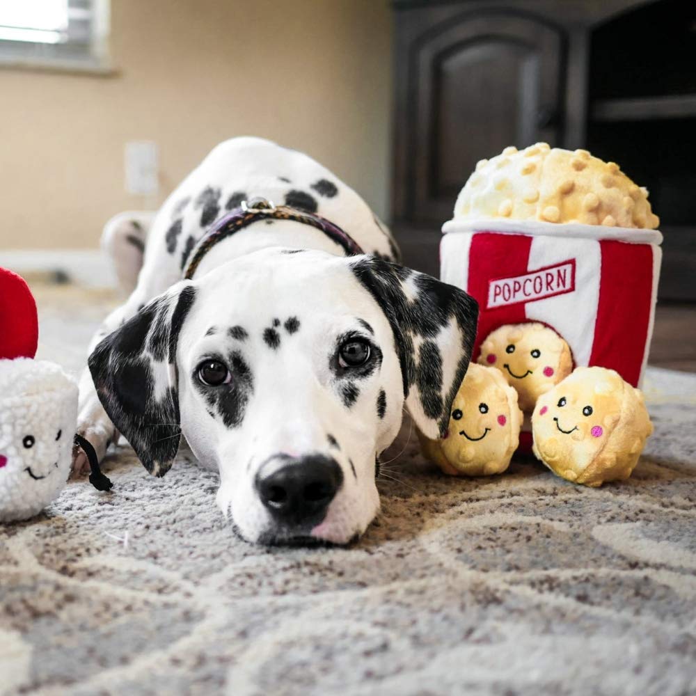 ZippyPaws Burrow puzzle toy challenges dogs with hide-and-seek