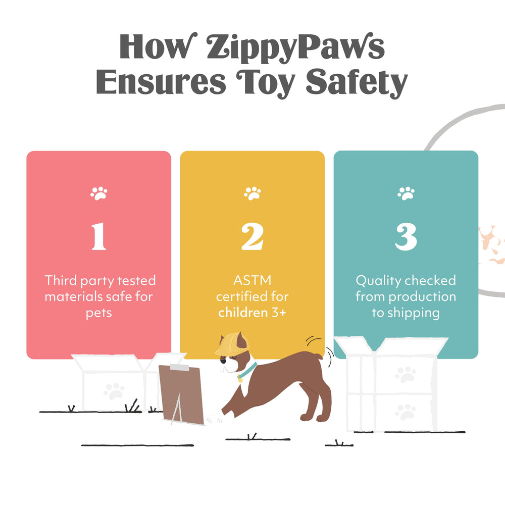 ZippyPaws Crinkle Monkey, tejido suave, abrazo cómodo para juegos ligeros.