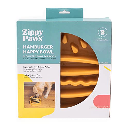 ZippyPaws Happy Bowl non-slip base keeps the bowl steady