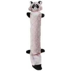ZippyPaws Jigglerz Raccoon Toy front view for interactive play and cuddly amusement.