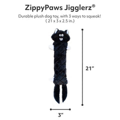 ZippyPaws Jigglerz Skunk tail crinkle detail enhances play and engagement
