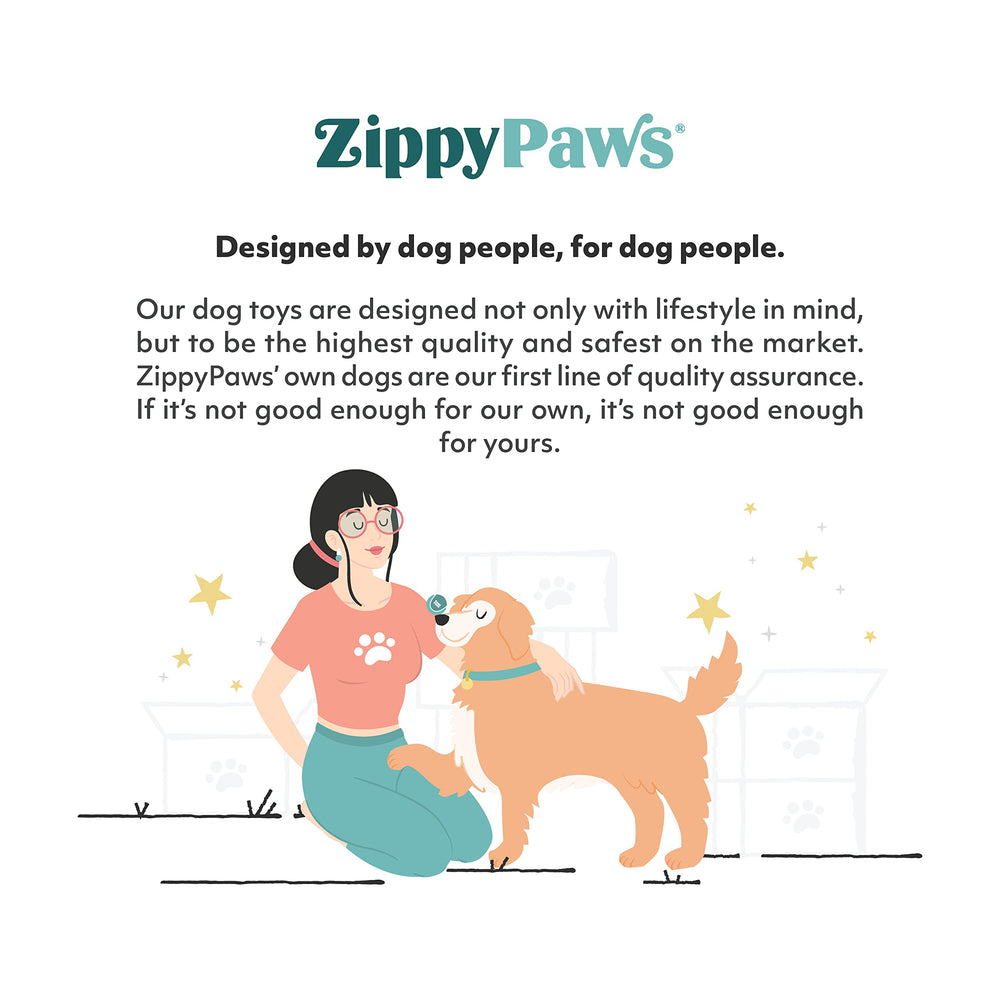 ZippyPaws RopeTugz Panda machine-washable for easy cleaning after play.