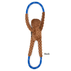 ZippyPaws RopeTugz Sloth rope-construction emphasizes heavy-duty materials for strong chewers.