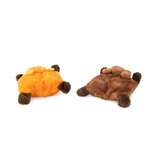 ZippyPaws Squeakie Pad Moose – plush moose design for tactile chewing and noisy fun.