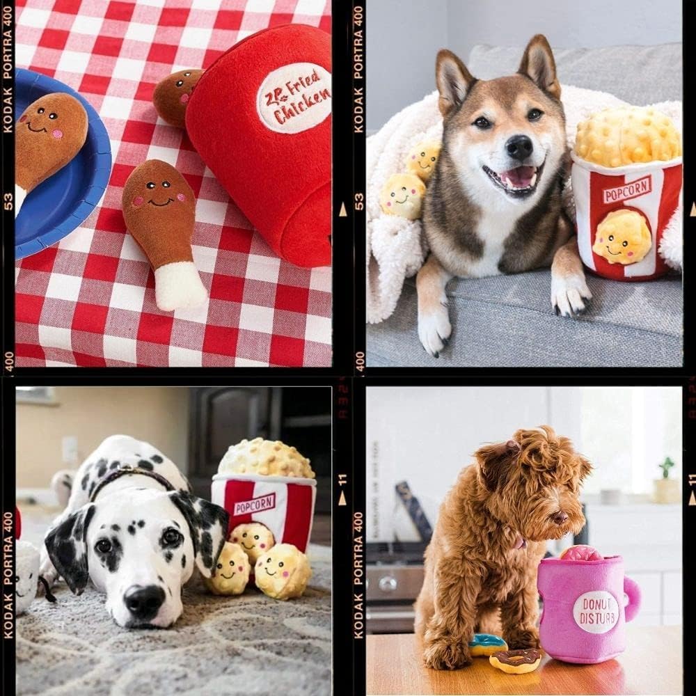 ZippyPaws unique novelty dog toy design encourages curious exploration