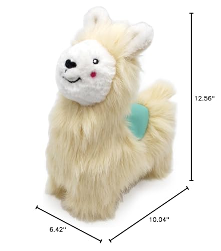 ZippyPaws Wooliez Larry the Llama nap time setup