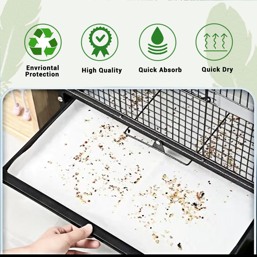 ZIQON absorbent liners lock moisture to help maintain a dry tray.