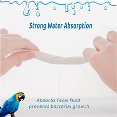 ZIQON liner papers shown, easy to use for fast cage cleanup.