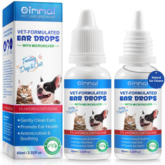 ZIXAOK ear drops bottle application for easy pet ear care
