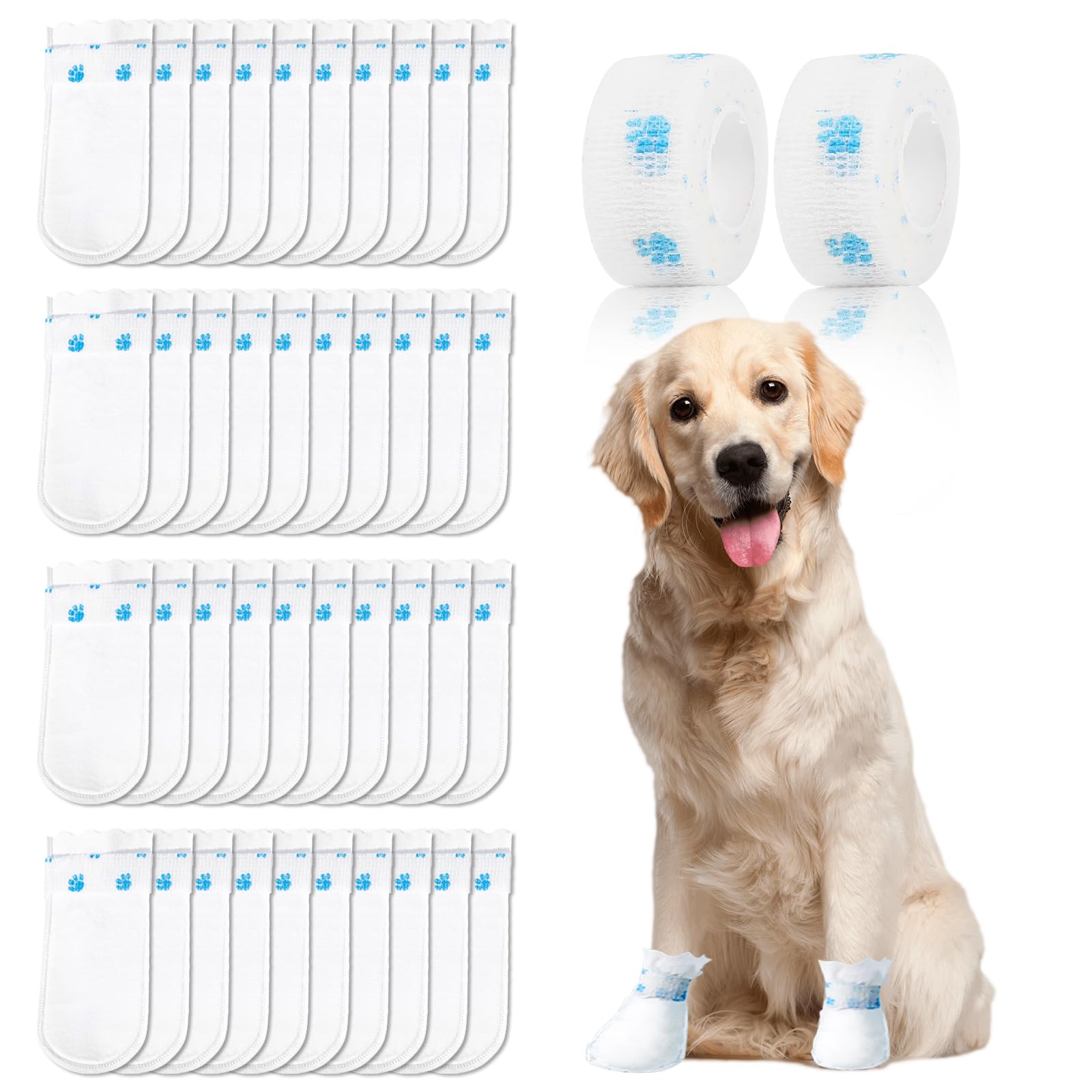 Ziyue packaging 40-pcs paw bandages close-up showcases value and convenience