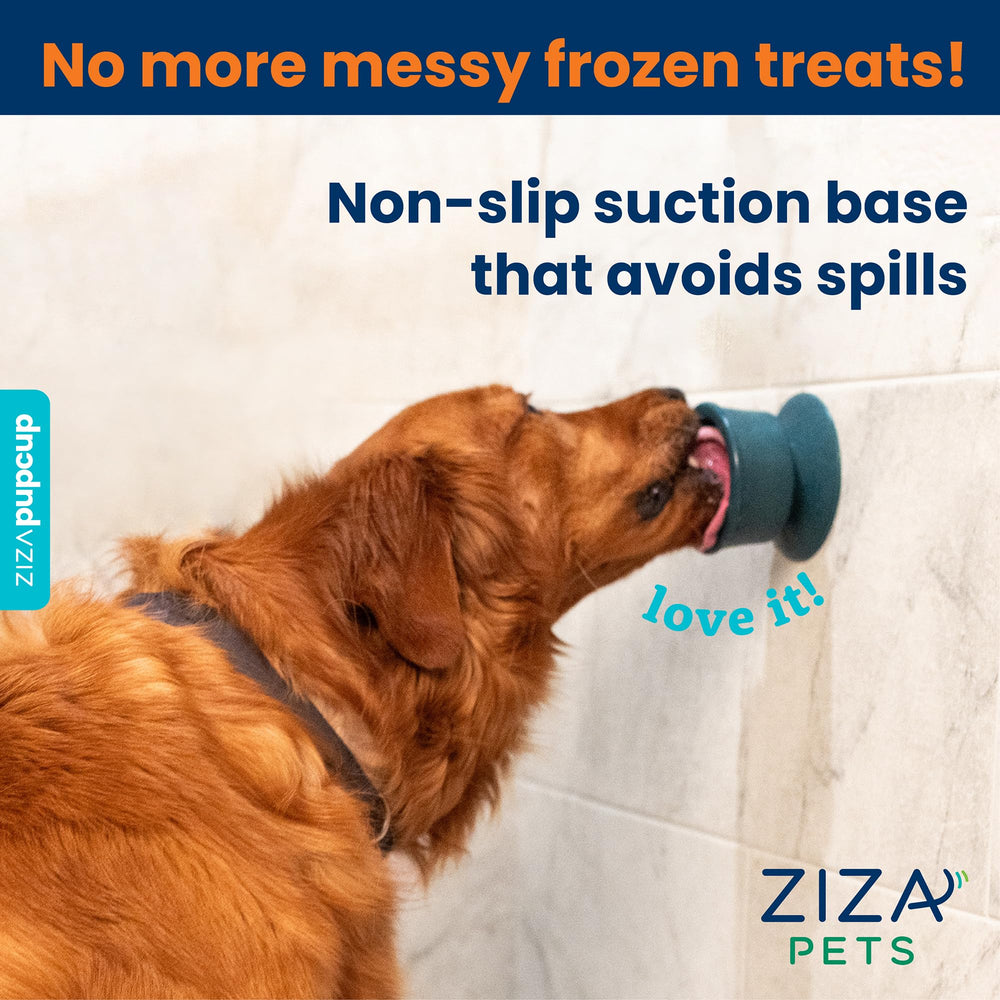 ZIZA Pets PUPCUP durable construction supports enthusiastic chewing without spills