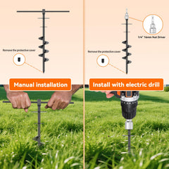 Zizouoe ground anchor stake penetrates soil easily for camping