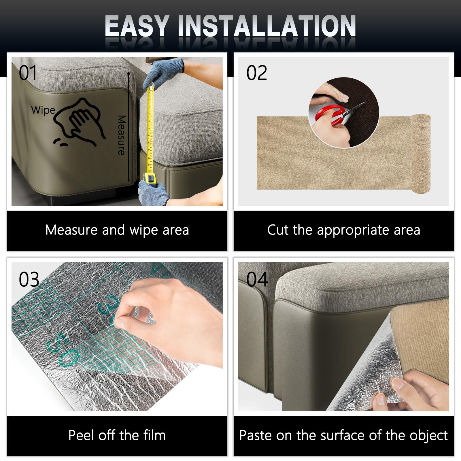 ZLAFM mat features 3D grooves for durable scratching.