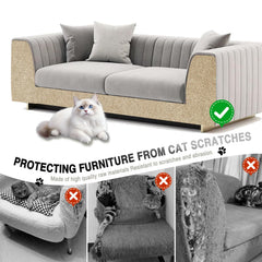 ZLAFM scratch mat cut-to-fit easily for custom cat furniture.