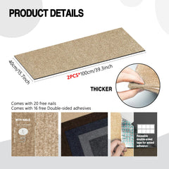 ZLAFM scratch mat with self-adhesive back for easy placement.