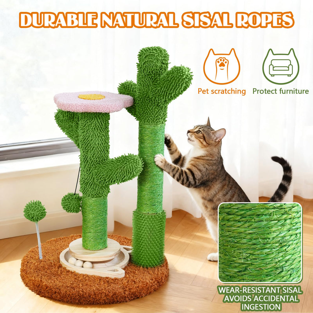 ZLAFM built-in self-grooming brush at the base encourages fur upkeep.
