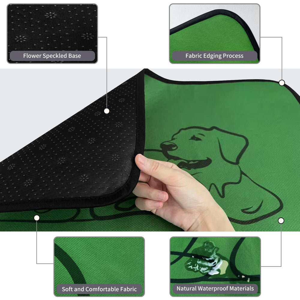 Zlune absorbent-core green pad demonstrates moisture absorption