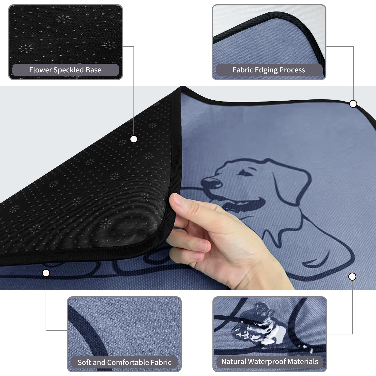 Zlune pad with absorbent core and leakproof layer provides moisture control for naps and play.