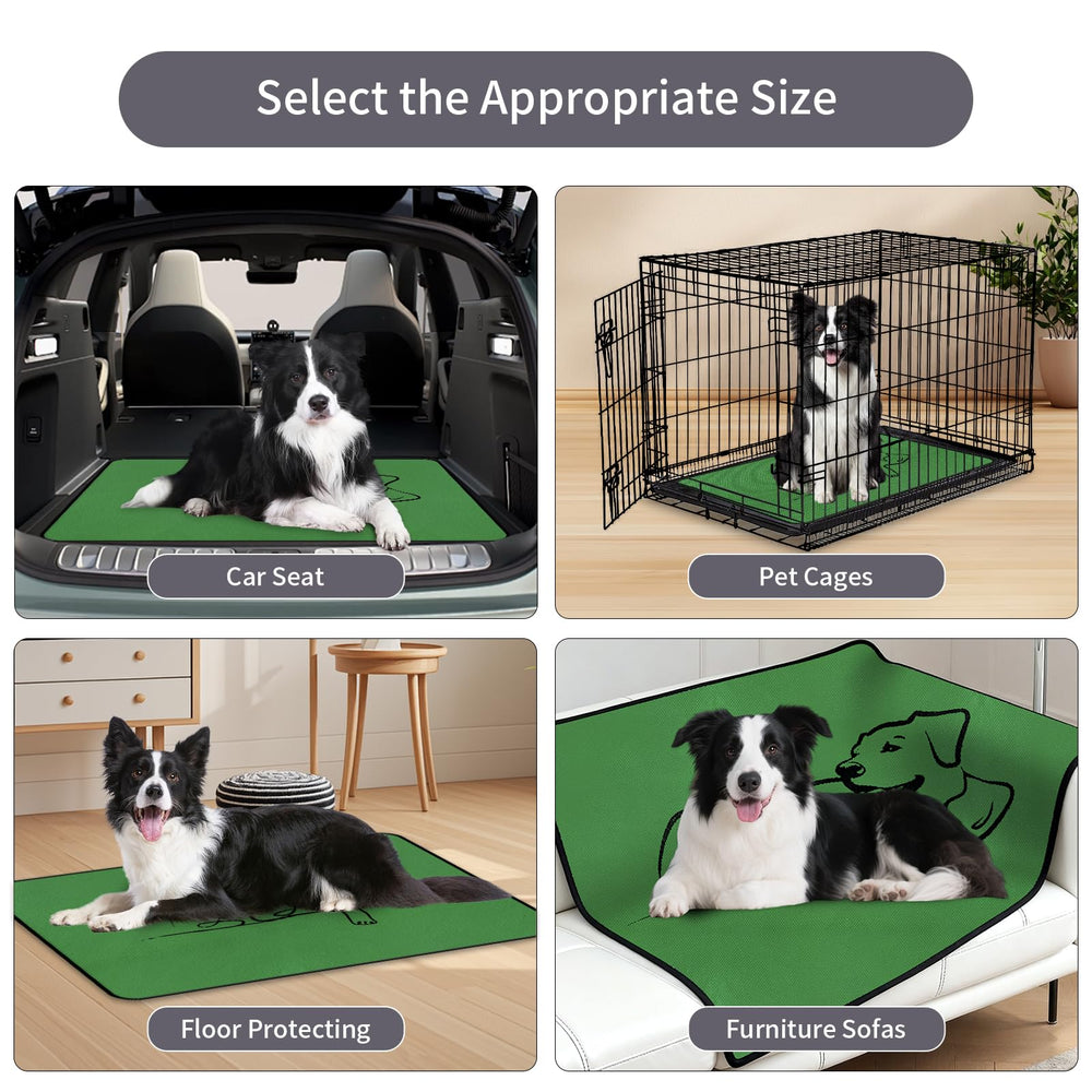 Zlune floor-protection green pad prevents mess under furniture