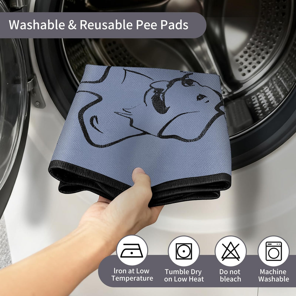 Zlune non-slip adhesive backing keeps the washable pad in place on crates, beds, floors.