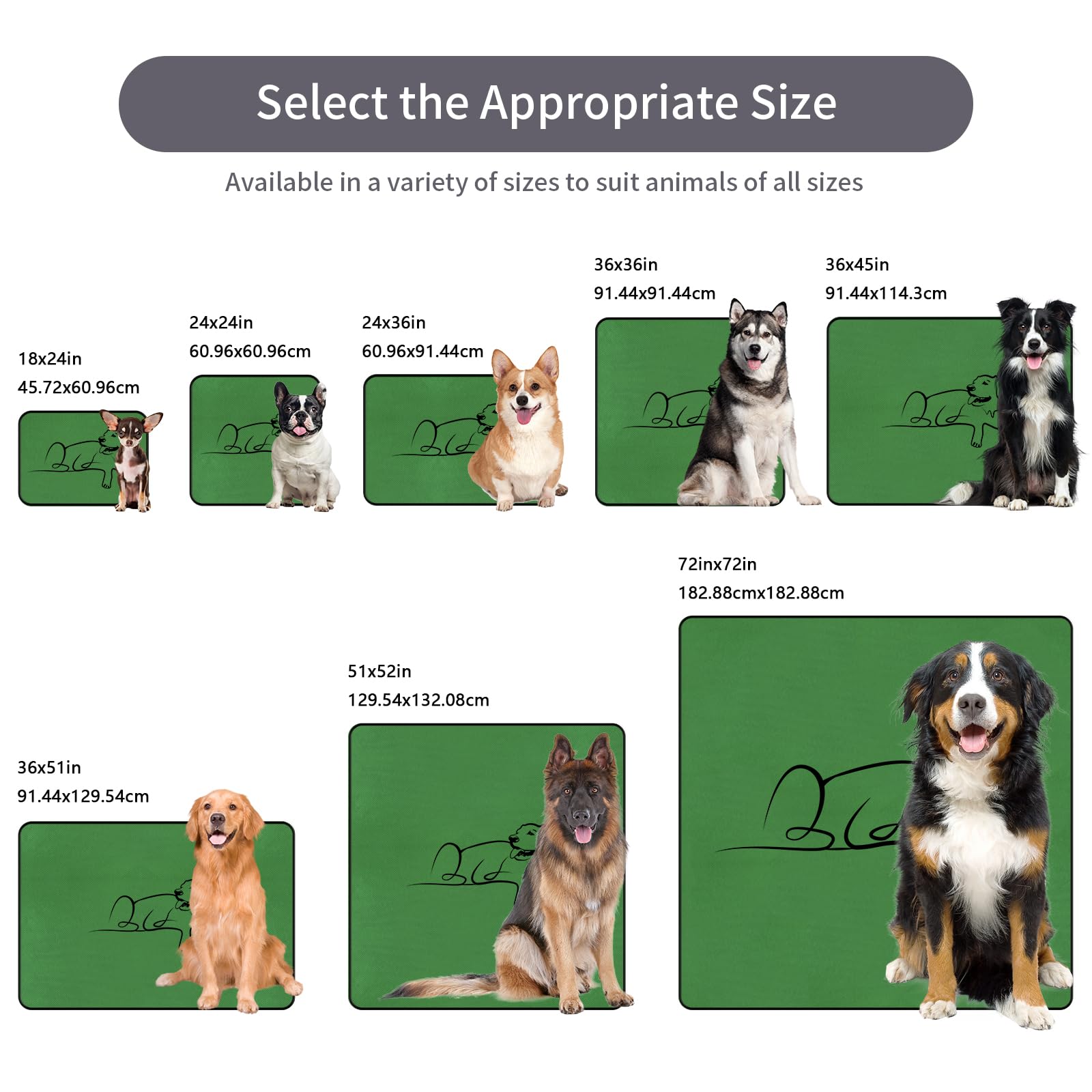 Pads used in crates or playpens to protect floors with Zlune.