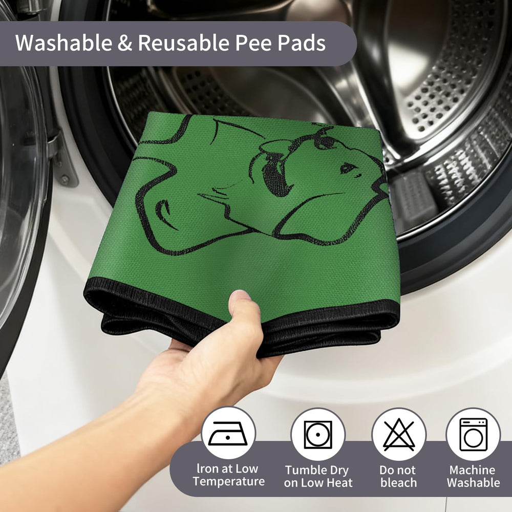 Zlune washable pee pads whelping-box-use demonstrates versatile training surface