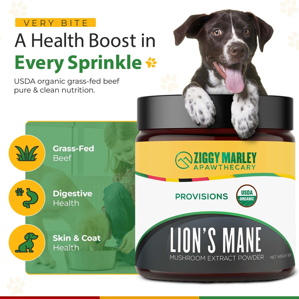 ZMA PETS USDA Organic label signals high-organic quality.