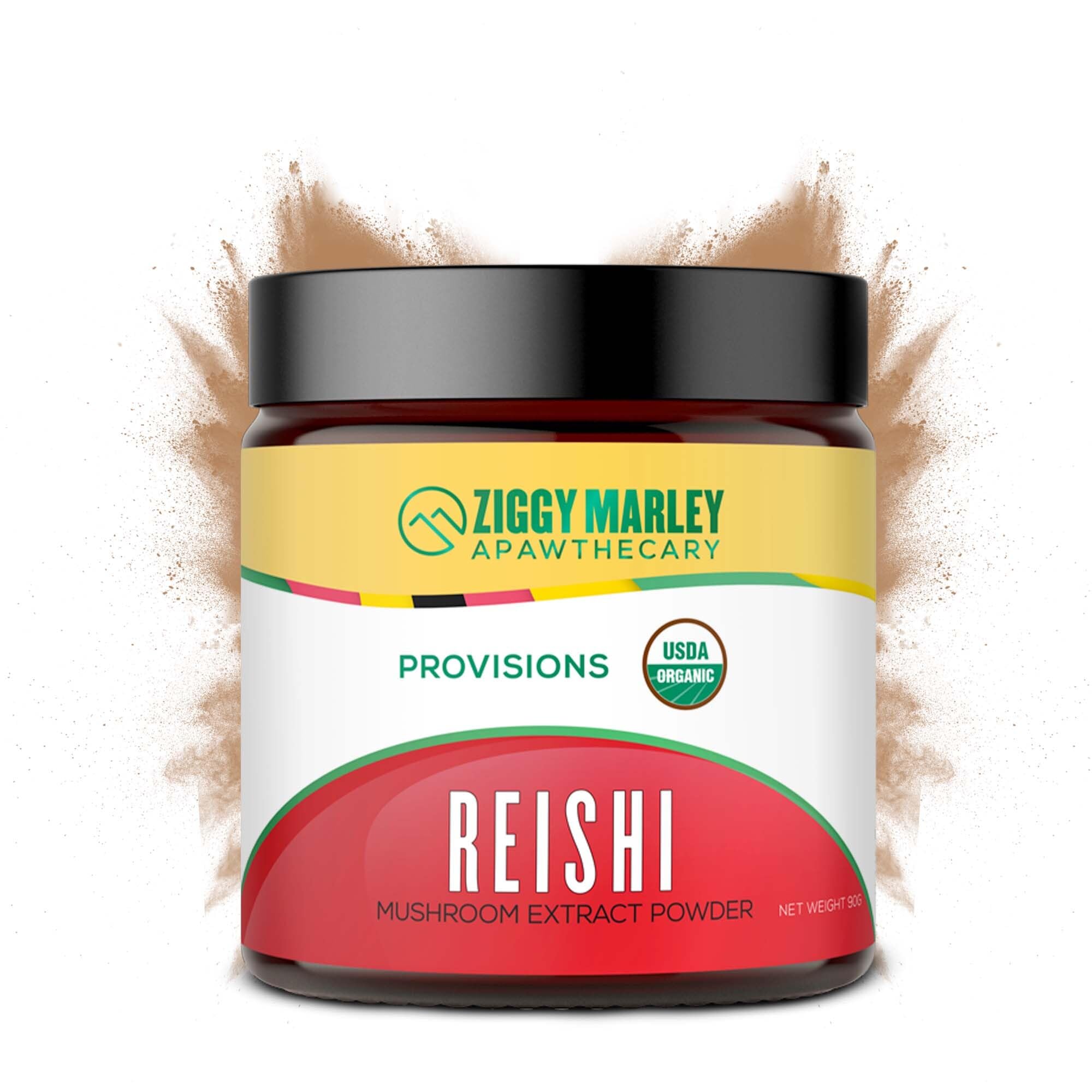 ZMA Pets Ziggy Marley Reishi packaging highlights organic quality for pet meals.