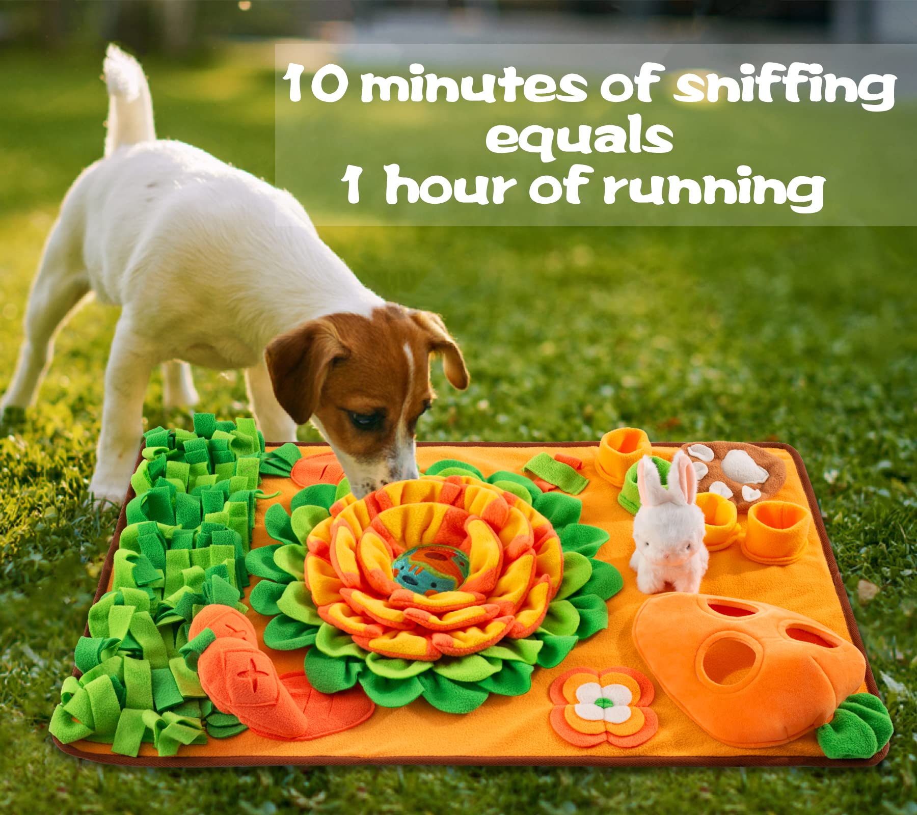 ZMUBB snuffle mat is easy to clean and machine washable