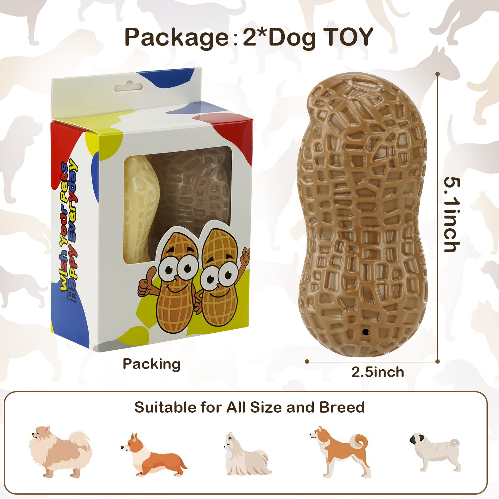 ZNOKA dental-friendly chew toy aids teeth-cleaning during play.