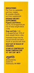 Zoetis Pet-Tinic dropper application ensures precise, palatable supplementation for puppies and kittens.