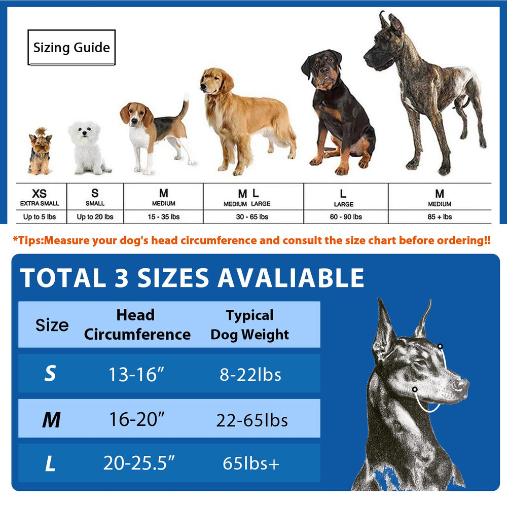 ZOHAN dog-ear-muffs blue-s used during fireworks to reduce noise exposure
