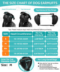 ZOHAN dog ear muffs durable ABS shell image emphasizes rugged protection