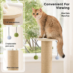 ZOMISIA 35'' perch elevated platform for supervised lounging and extended stretching