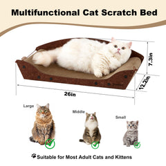 ZOMISIA cardboard texture close-up showing durable, eco-friendly material for daily scratching